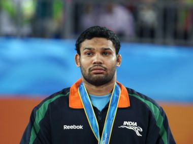 Indian wrestler Mausam Khatri. AFP