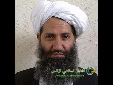 Undated and unknown location photo of new Taliban leader Mullah Haibatullah Akhundzada. AP
