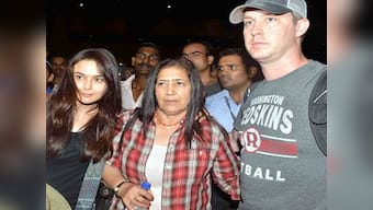 Home again: Preity Zinta, husband Gene Goodenough return to Mumbai; in time for reception