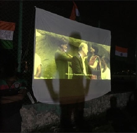 The screening that almost wasn't. Image credit: Vivek Agnihotri