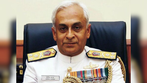 Admiral Sunil Lanba takes over as Navy chief; vows to safeguard country's maritime domain