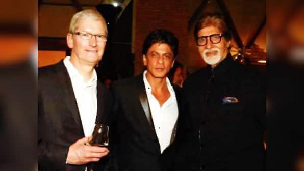 Apple of their eye: Tim Cook gets star treatment from celebs at Shah Rukh Khan's party