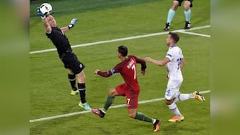 'We showed a lot of character': Frustrating Cristiano Ronaldo delights Iceland's goalie
