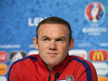 Wayne Rooney ahead of the England-Wales battle of Britain. AFP