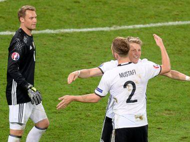 Manuel Neuer kept a clean sheet in Germany’s victory over Ukraine in Euro 2016. AFP 
