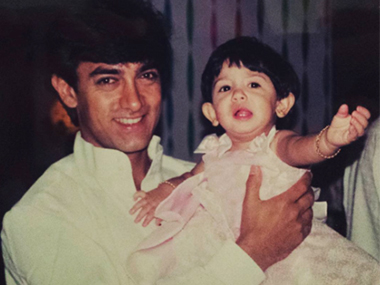 Ira Khan shares rare photo of dad Aamir on Father's Day Ira Khan shares rare photo of dad Aamir on Father's Day