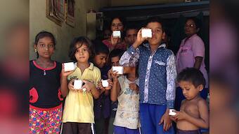 Good health and sanitation: NGO Doctors For You teaches slum children the importance of washing hands