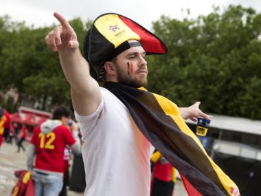 Watch: Belgium fans outnumbered by Irish supporters in Bordeaux Watch: Belgium fans outnumbered by Irish supporters in Bordeaux