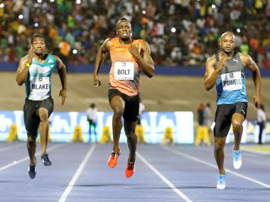 Usain Bolt overcomes ‘horrible start’ to win the 100m in 9.88 seconds at Racers Grand Prix Usain Bolt overcomes ‘horrible start’ to win the 100m in 9.88 seconds at Racers Grand Prix