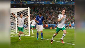 Euro 2016: Robbie Brady's heroics power Republic of Ireland past Italy into last 16