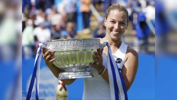 Eastbourne: Dominika Cibulkova beats Karolina Pliskova to claim first grass court title