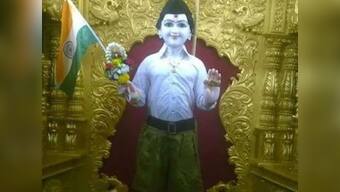 Of gods and half-pants: Lord Swaminarayan's idol in RSS uniform sparks row