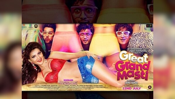 'Another movie with cheap humour': 'Great Grand Masti' poster is out and Twitter isn't happy