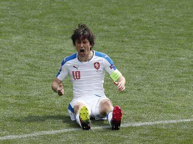 Czech Republic captain Tomas Rosicky was ruled out of the rest of the Euro 2016. AP