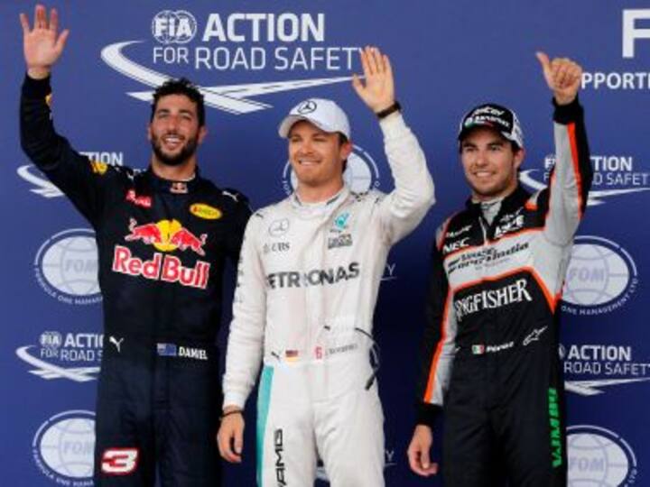 European GP: Nico Rosberg on pole as Lewis Hamilton crashes in Baku European GP: Nico Rosberg on pole as Lewis Hamilton crashes in Baku
