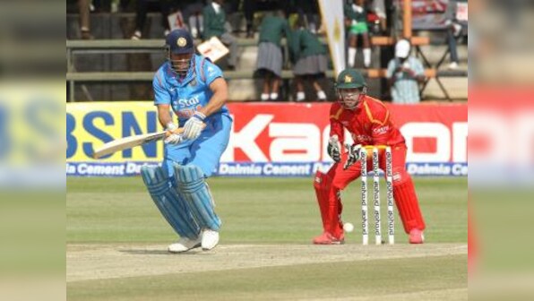 Barinder Sran holds nerves in last over as India edge Zimbabwe to clinch T20I series