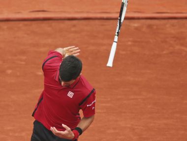 Lucky not to be disqualified from French Open, admits Novak Djokovic after racquet smash Lucky not to be disqualified from French Open, admits Novak Djokovic after racquet smash