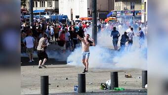 Euro 2016: Hooliganism kicks off ahead of game as England, Russia fans clash in Marseille