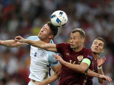 File photo of the England versus Russia match. AFP