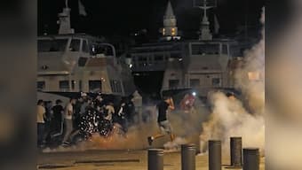 Watch: Violent clashes between Russia and England fans caught on camera