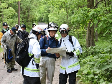 Japan's military joins search for the missing seven year old Japanese boy Japan's military joins search for the missing seven year old Japanese boy