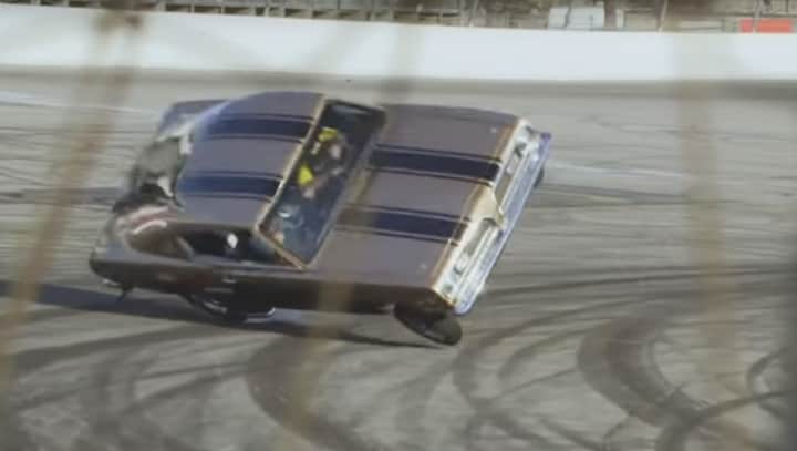 Jay Leno goes for a spin in a 2,500PS dragster