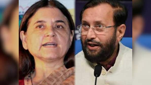 Javadekar says science, Maneka cruelty; Nilgai culling isn't their first spat