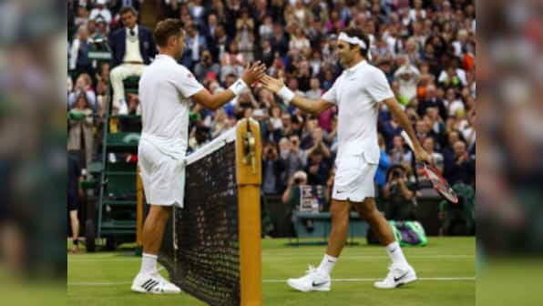 Wimbledon 2016: Roger Federer ends Marcus Willis fairytale as Novak Djokovic racks up record win