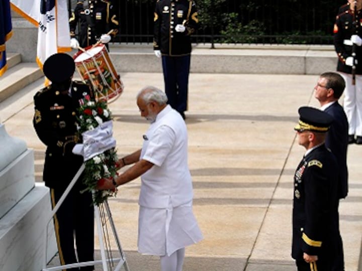 Narendra Modi’s US visit begins with a bang as 19-gun salute welcomes him