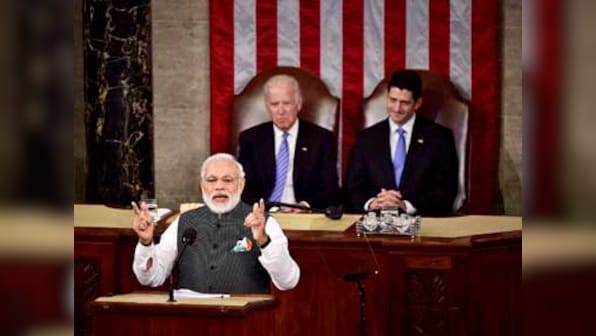 Modi fires salvo at Pakistan during eloquent speech to US Congress