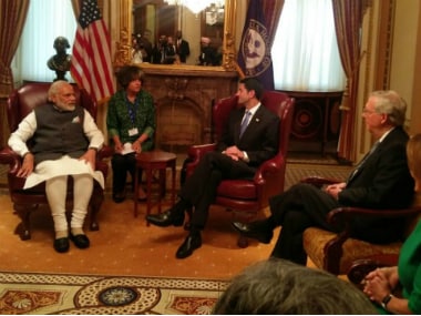 Ryan, who is a representative from Wisconsin's First District, received Prime Minister Modi at Capitol Hill. MEA