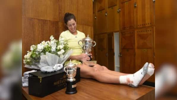 French Open champion Garbiñe Muguruza is finally letting her tennis do the talking