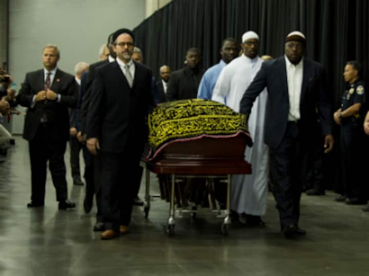 Muhammad Ali to be laid to rest in hometown Louisville after two-day farewell