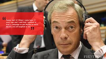 'You're not laughing at me now,' Nigel Farage mocks EU members post-Brexit