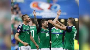 Northern Ireland power through hailstorm, Ukraine for historic first win at Euros