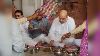 Why Amit Shah had a lot on his plate while eating at a UP Dalit's home