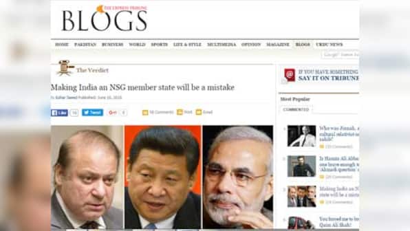 'Making India an NSG member will be a mistake': How Pakistani media is getting desperate