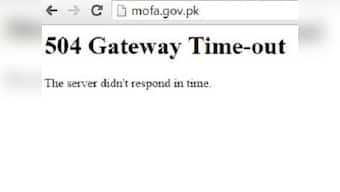 Pakistan under hacker attack, websites of president, foreign ministry down