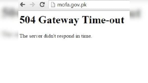 Pakistan under hacker attack, websites of president, foreign ministry down