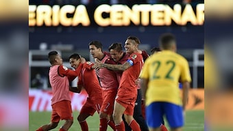 Brazil exit Copa America at group stage for first time in 30 years as controversial goal sends Peru through