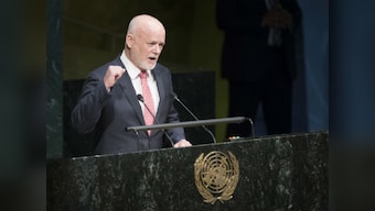 Peter Thomson, a Fijian diplomat elected as the UN General Assembly president