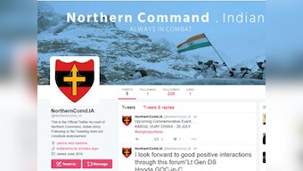 Northern Command of Army joins twitter to interact with the masses