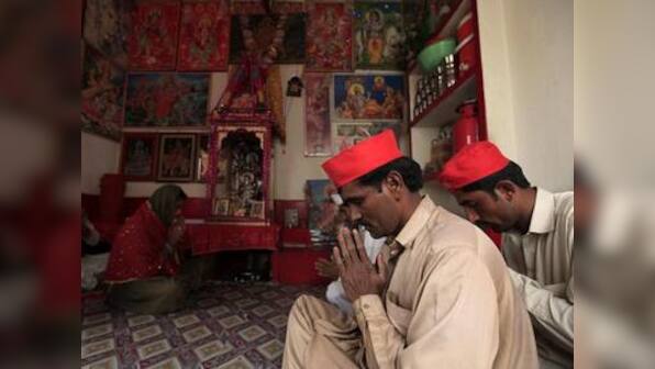 Pakistan Journalist forced to drink water from separate utensil at work because he's a Hindu