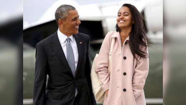Obama sisters get emotional letter from George Bush's twin daughters with advice on life after White House