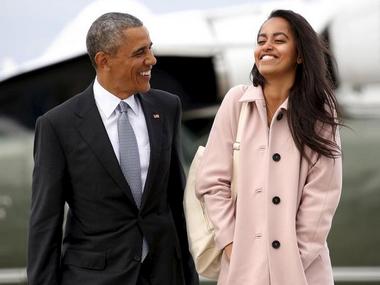 Will sit there with dark glasses, sobbing: Barack Obama on Malia's Graduation Day Will sit there with dark glasses, sobbing: Barack Obama on Malia's Graduation Day