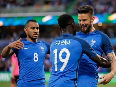 Giroud scored a brace and led from the front. Reuters