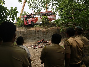 Meghalaya: Bus skids off mountain road, leaves 25 dead Meghalaya: Bus skids off mountain road, leaves 25 dead