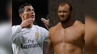 Next trial by combat? ‘The Mountain’ from GoT threatens to crush Cristiano Ronaldo's head