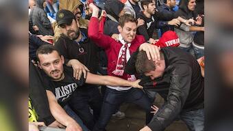 Euro 2016: Uefa threatens England, Russia with disqualification over fan violence