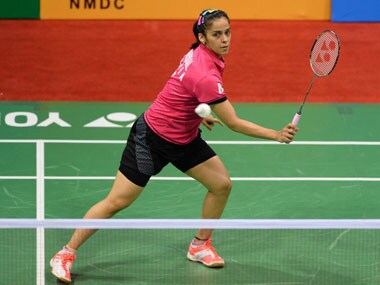 File photo of Saina Nehwal. AFP
